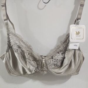 Wacoal Satin Guipure Lace Underwire Bra 85192 Size 34C NEW